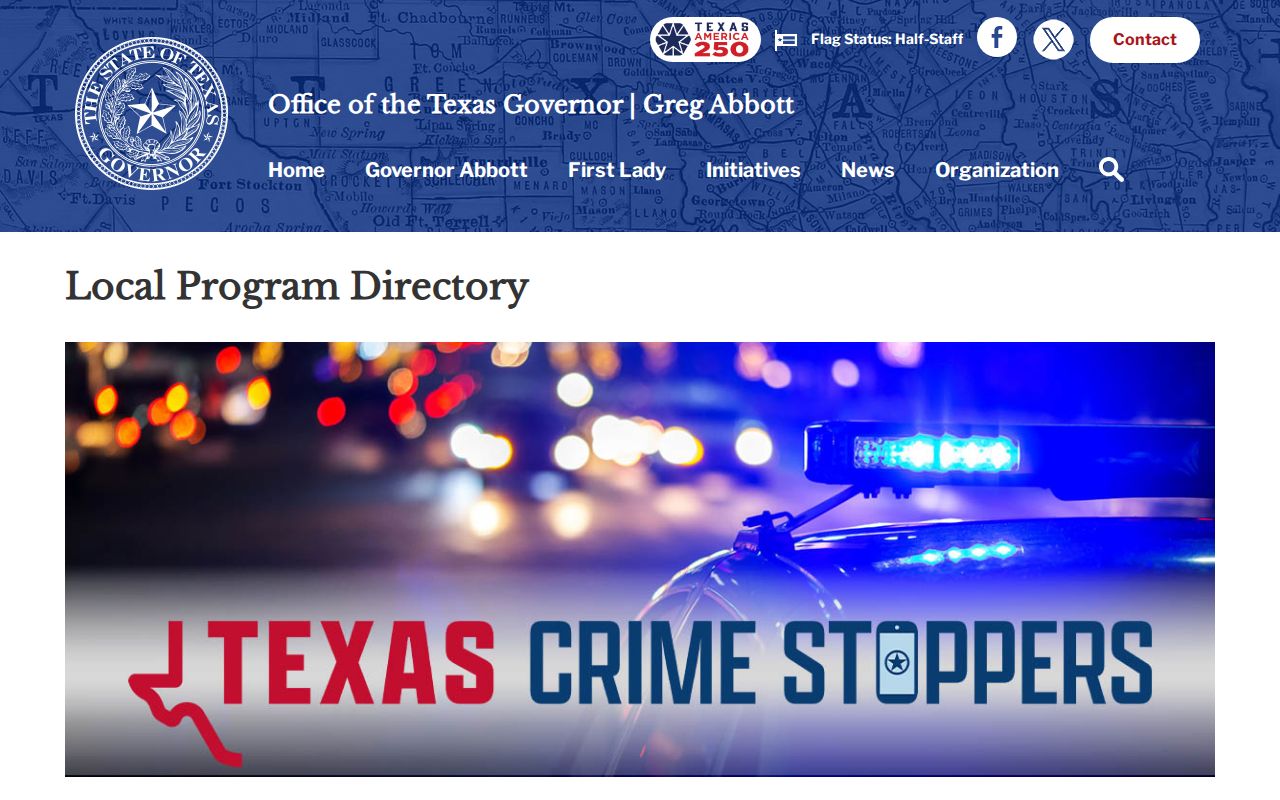 Texas Crime Stoppers directory for Collingsworth County wanted-tip routing